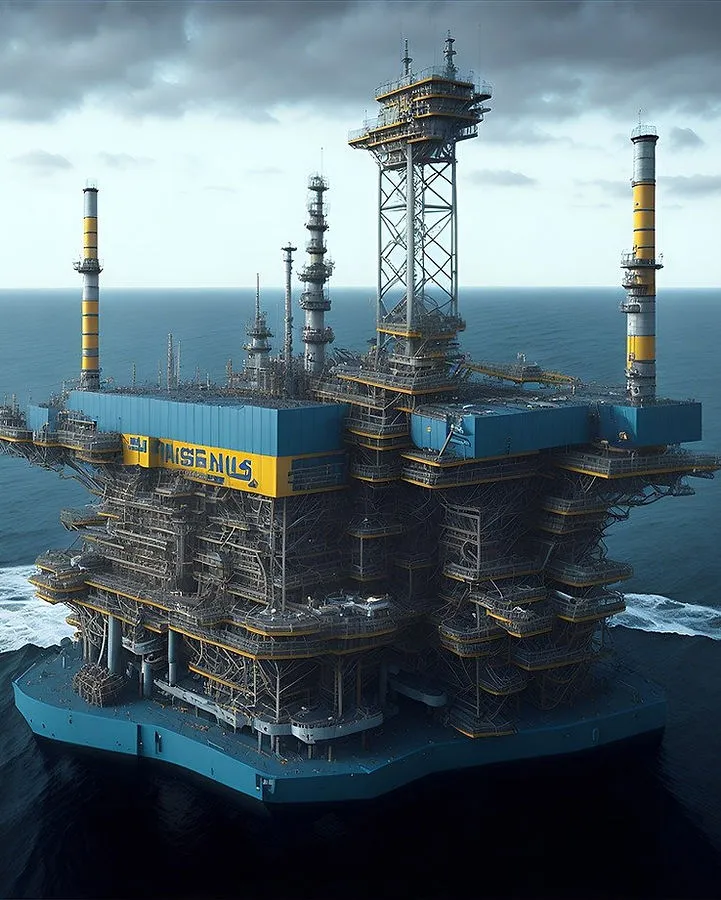 Offshore oil and gas platform